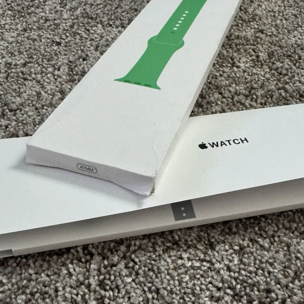 Apple Watch Sport Band Replacement Strap 41mm M/L Only Bright Green OEM